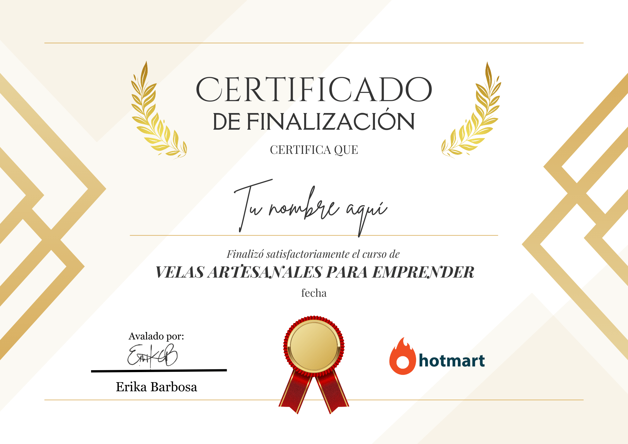 certificados velas